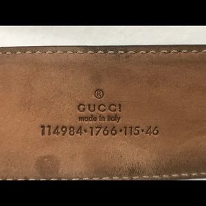 Gucci belt - authentic
